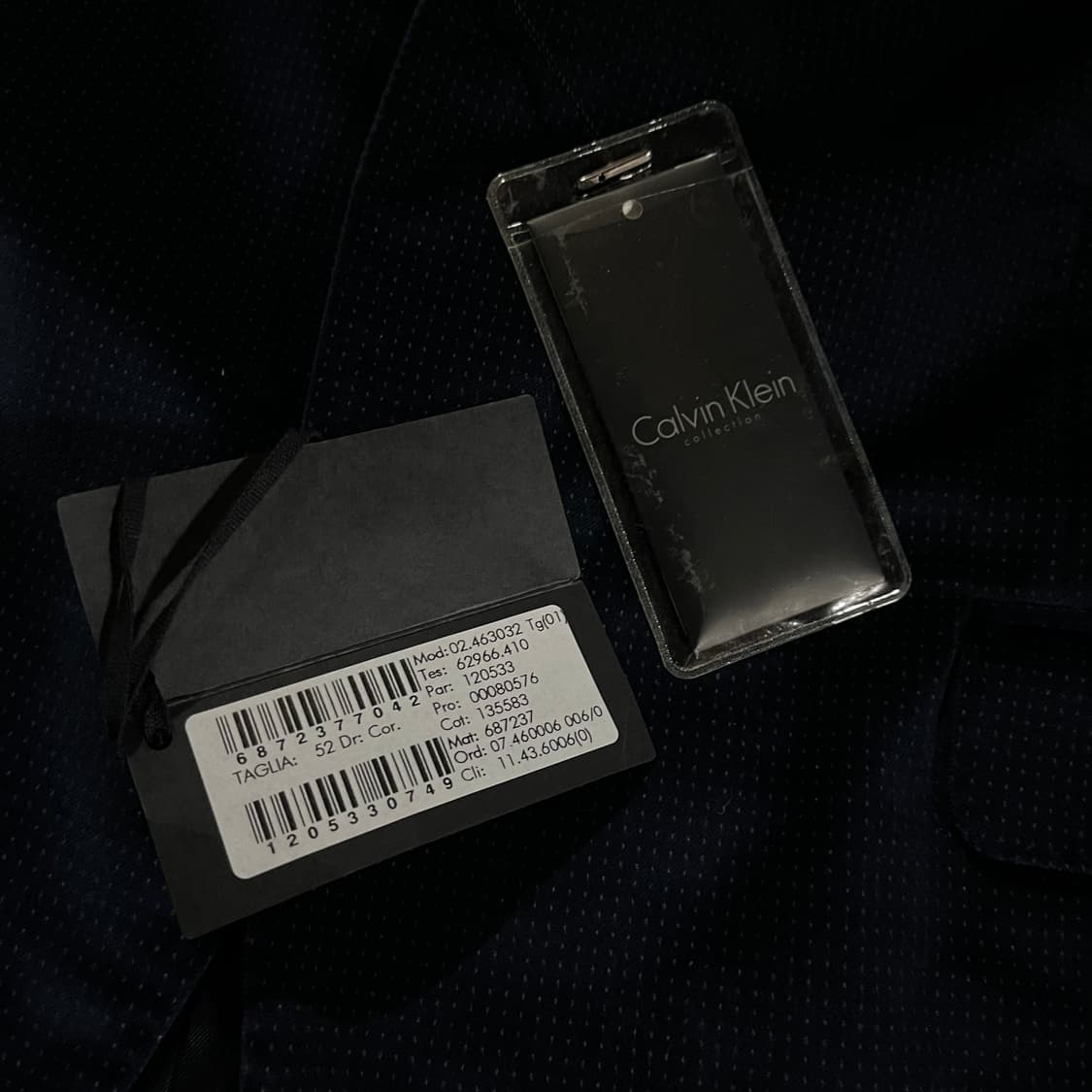 [103] (새상품) 캘빈클라인 컬렉션 벨벳 자켓 상품이미지6