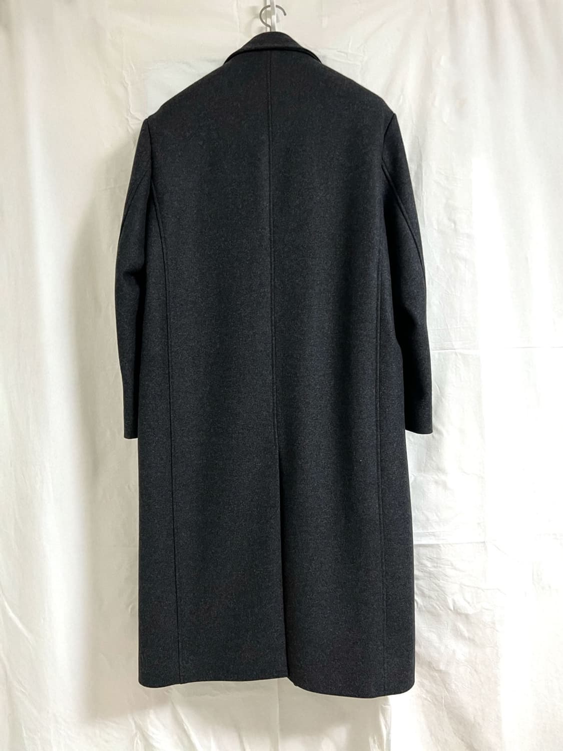 유스 체스터필드 코트 차코르 s 상품이미지3