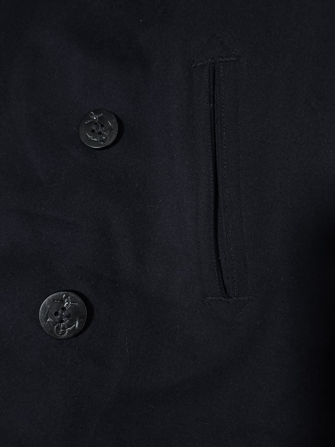 60s usn 미 해군 커지 울 피코트 베트남전 상품이미지3