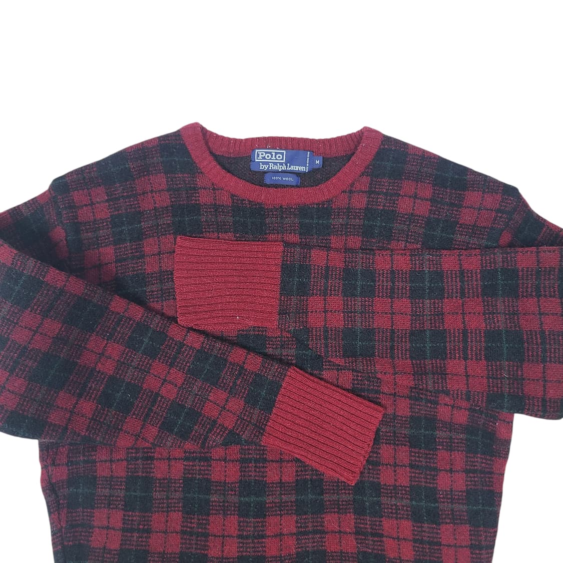 폴로 랄프로렌 체크 울 니트 상품이미지4