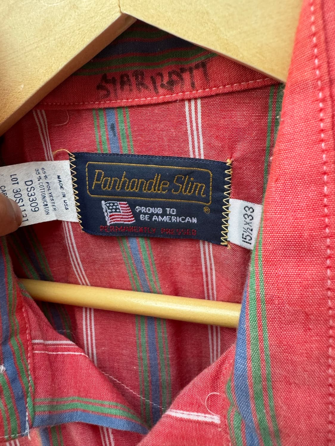 70~80s panhandle slim 빈티지 스트라이프 웨스턴 셔츠 상품이미지5
