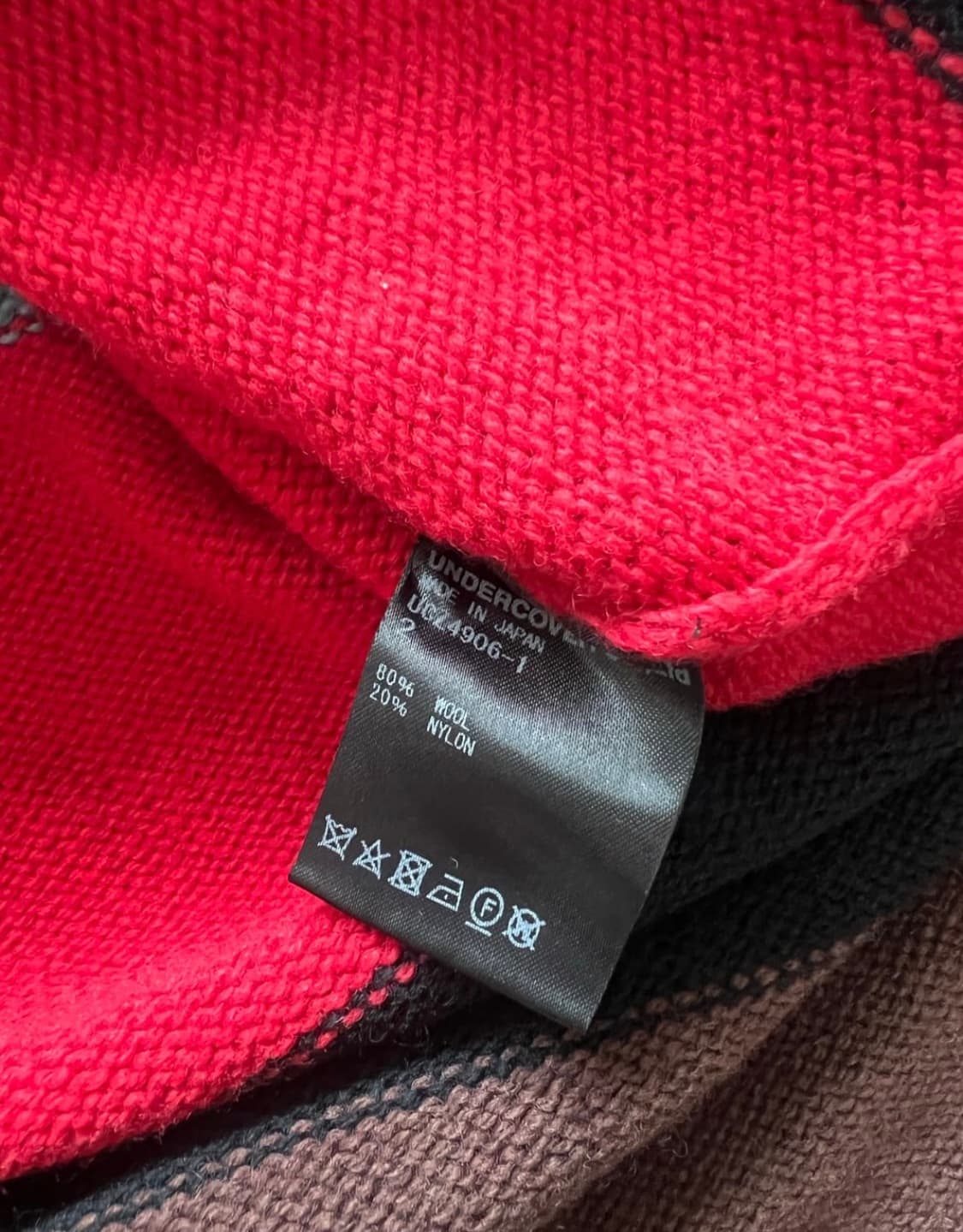 UNDERCOVER 20AW Striped Wool Knit 상품이미지5