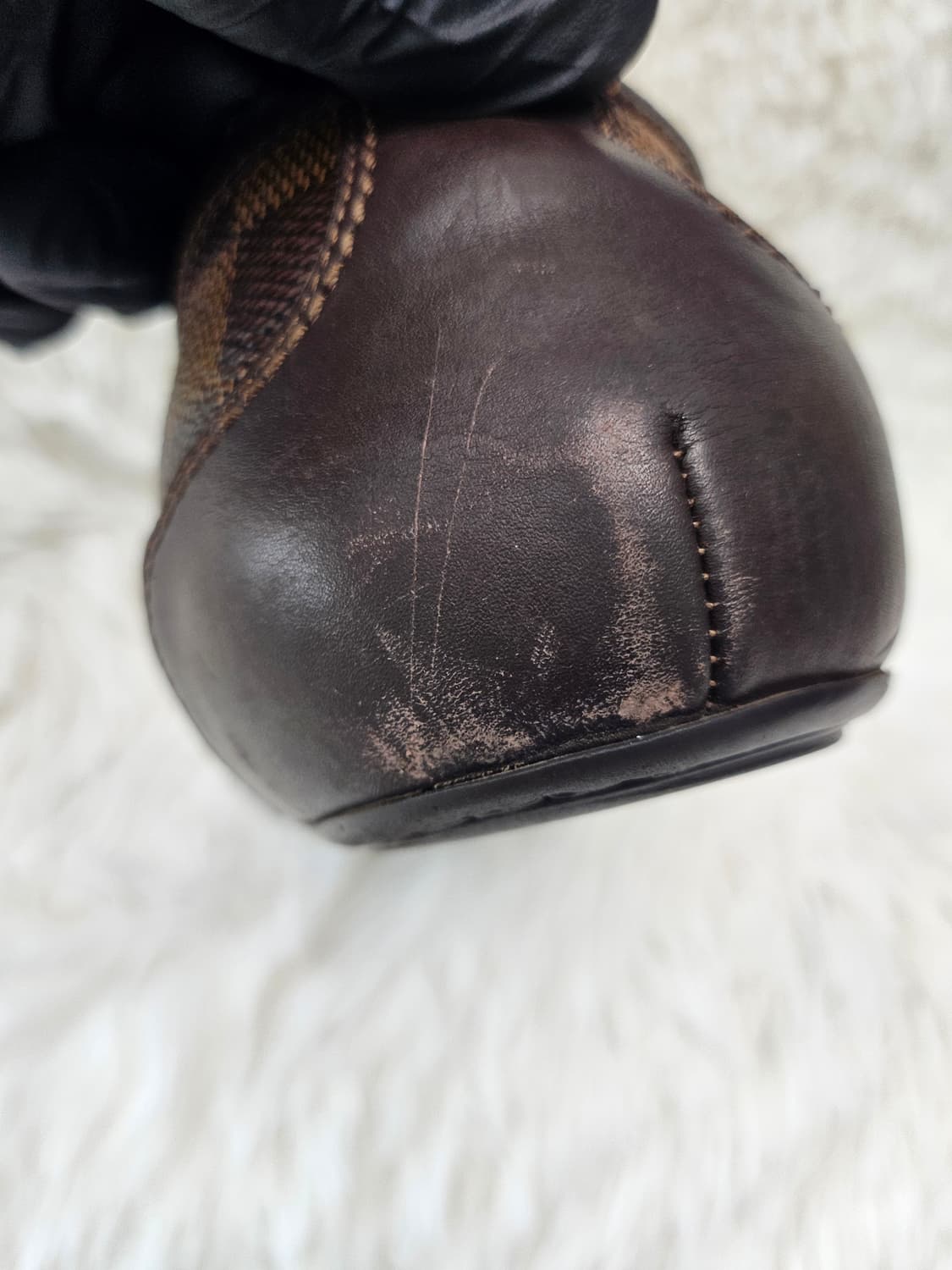 루이비통 다미에 스니커즈 브라운 여성 5.5 상품이미지5