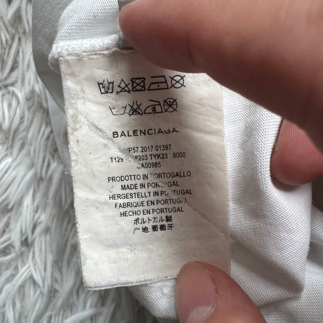 BALENCIAGA 일본빈티지 반팔 발렌시아가 반팔티 XXL 110 상품이미지7