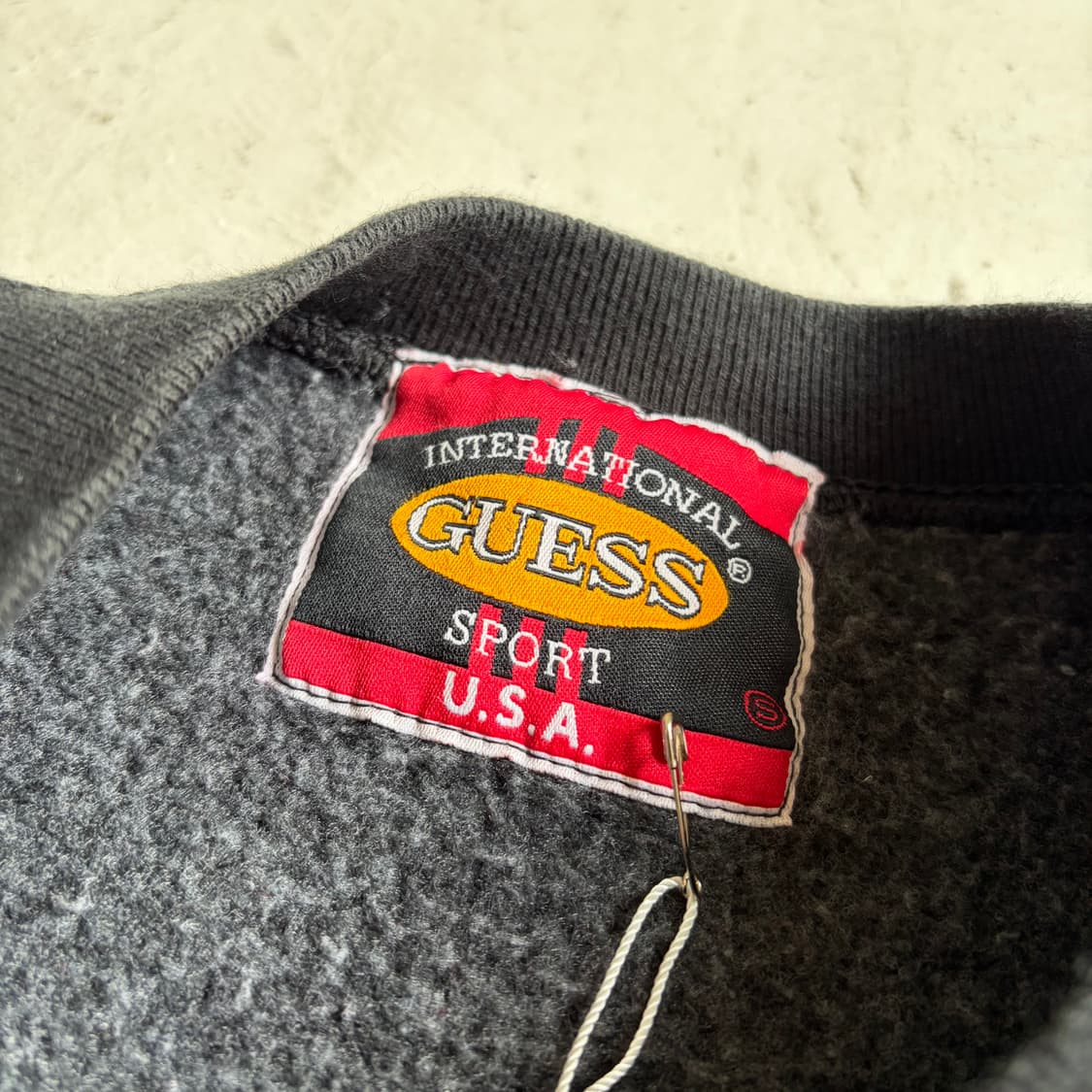 90s USA 게스 스포츠 빈티지 스웻셔츠 L 상품이미지6