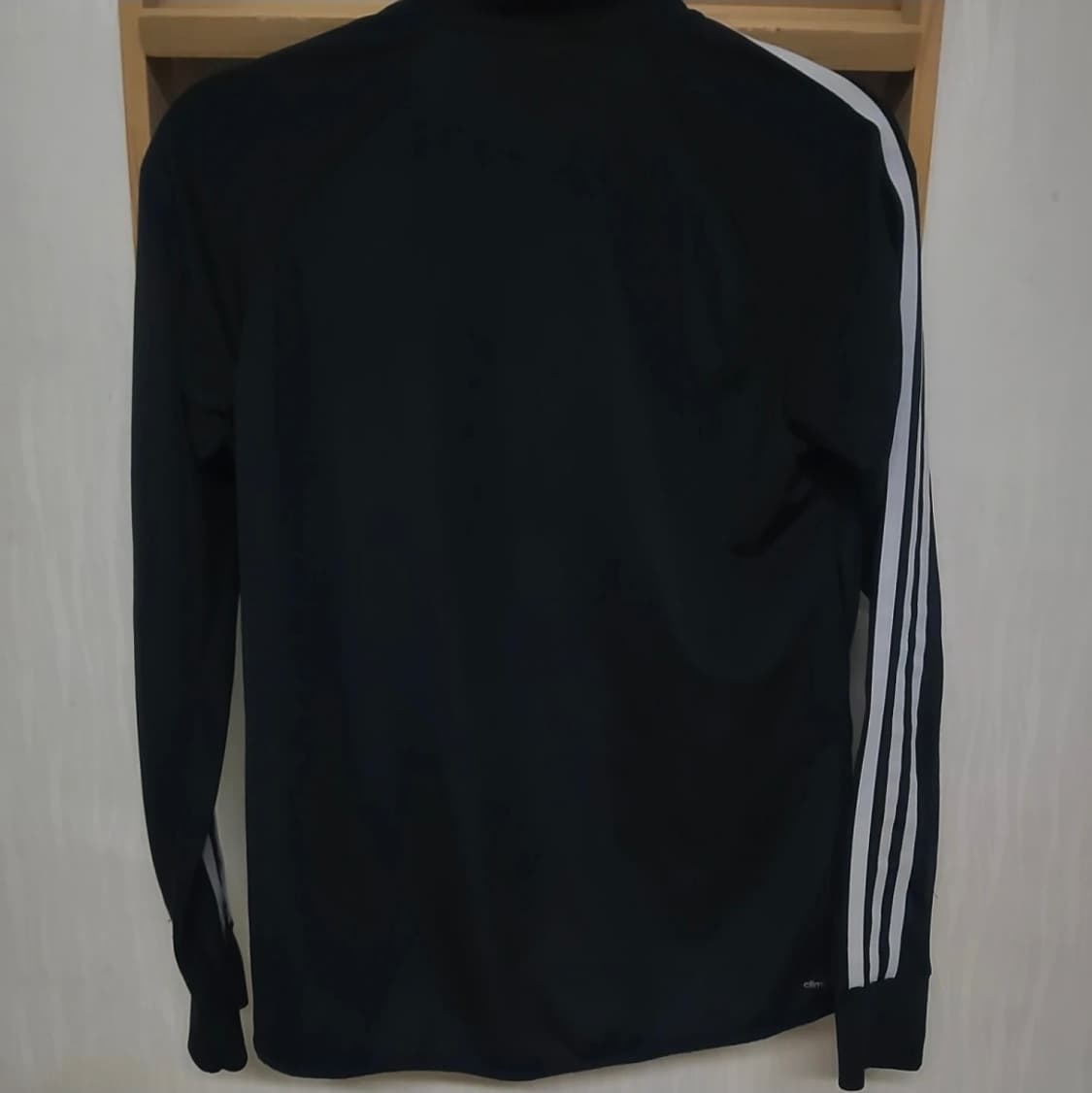 아디다스 트랙탑 져지 삼선 블랙 집업 여자 90 상태 최상이쁨 상품이미지3