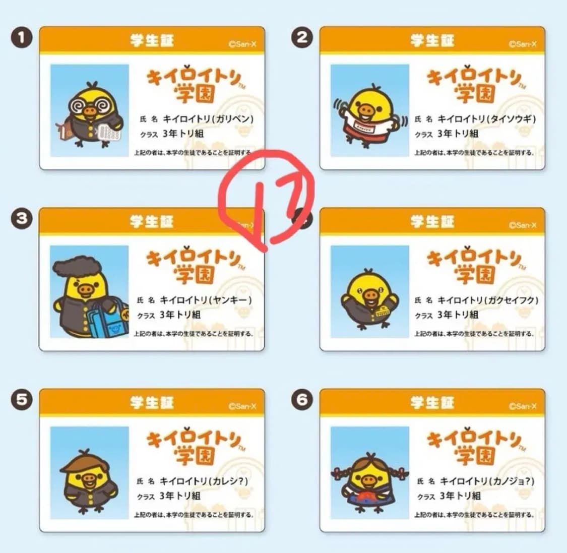 신상 키이로이토리 학교 인형 잡화 예약(~11/23까지)(12/4발송) 상품이미지5