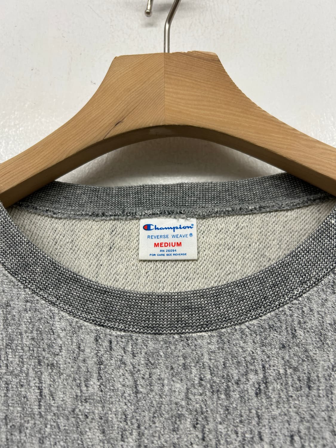 챔피온 리버스위브 회색 반팔 맨투맨 티셔츠 상품이미지3