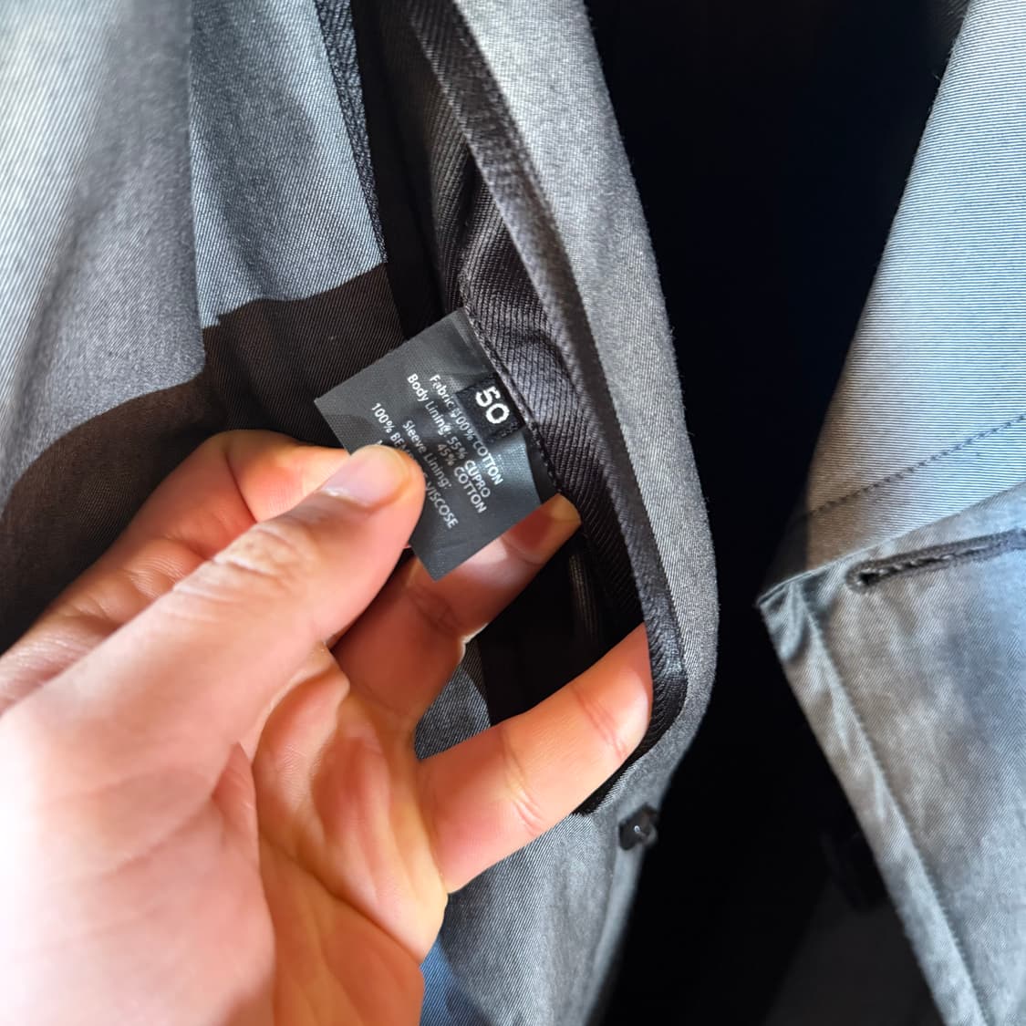 톰포드 그레이 트렌치 맥 코트 판매 합니다. 상품이미지8