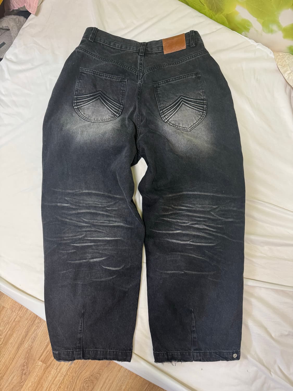 (L) ETCE WASHED BAGGY JEAN (GREY) 상품이미지2