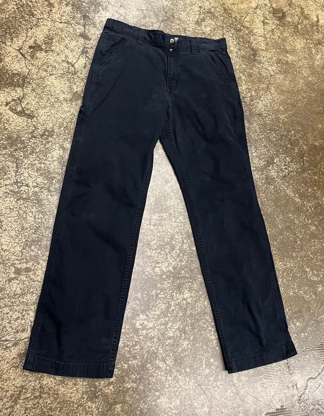 칼하트 블랙 싱글니 팬츠 상품이미지2