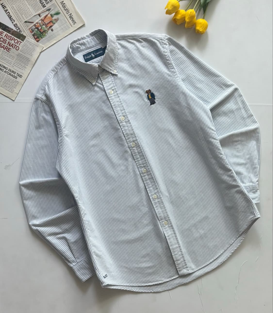 Polo 폴로랄프로렌 베어 스트라이프 셔츠 상품이미지1