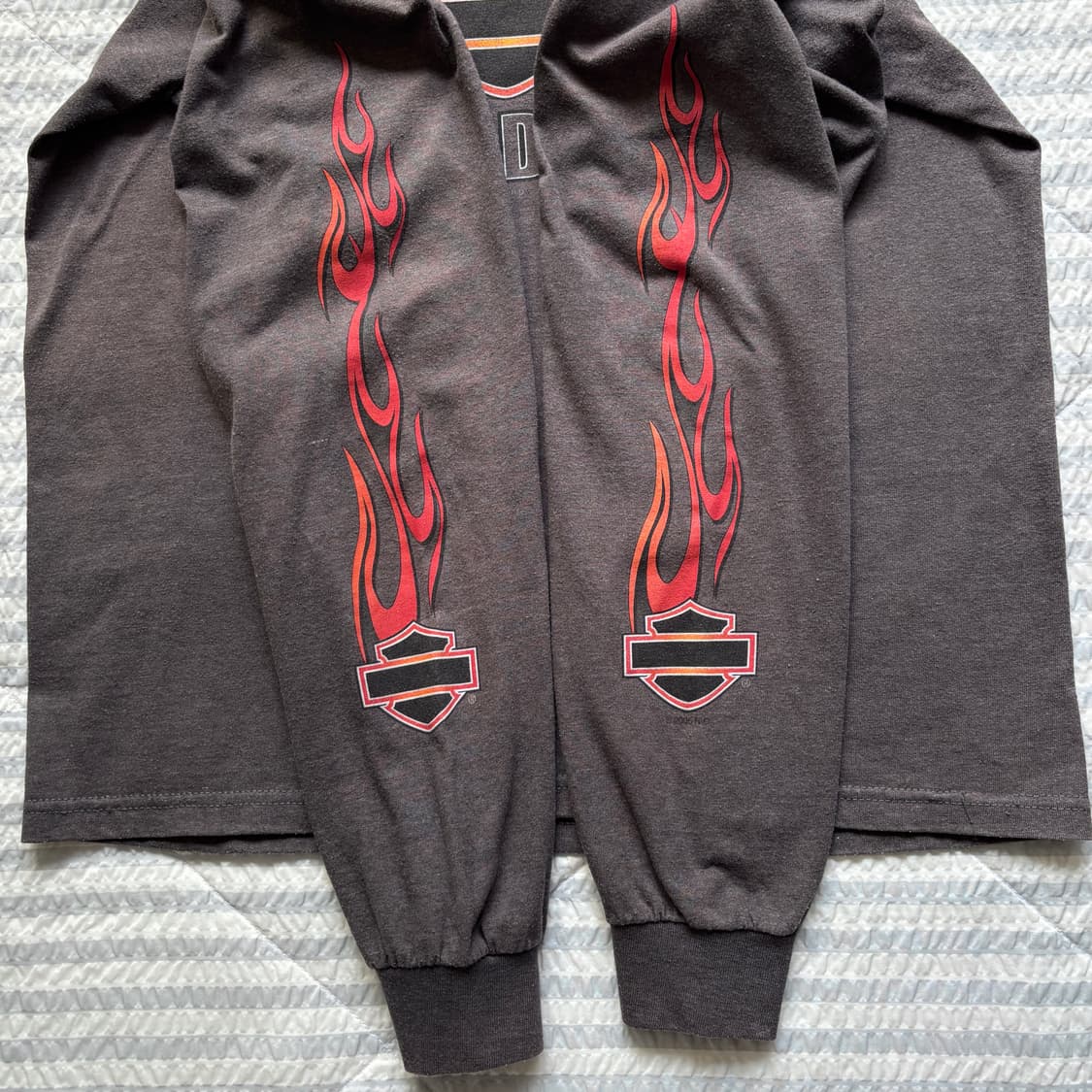 빈티지 할리데이비슨 플레임 롱슬리브 티셔츠 상품이미지4