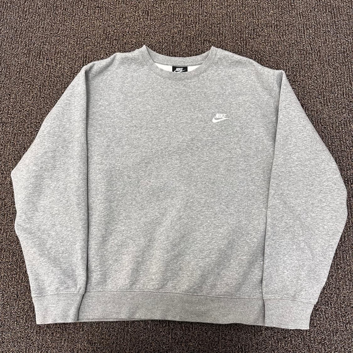 NIKE 나이키 기모 맨투맨 그레이 XL 상품이미지1