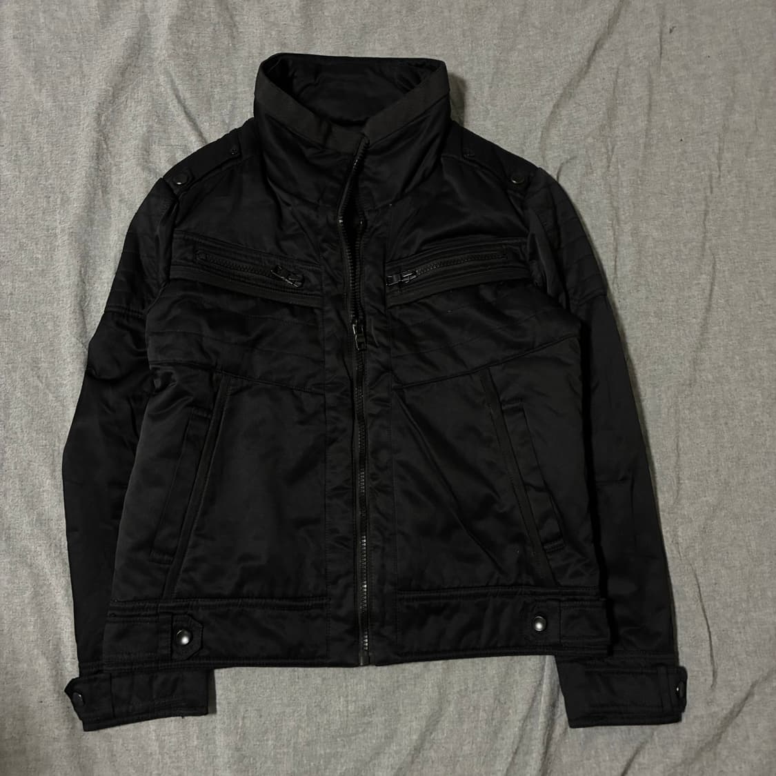 y2k 바이커 자켓 블랙 105 상품이미지7