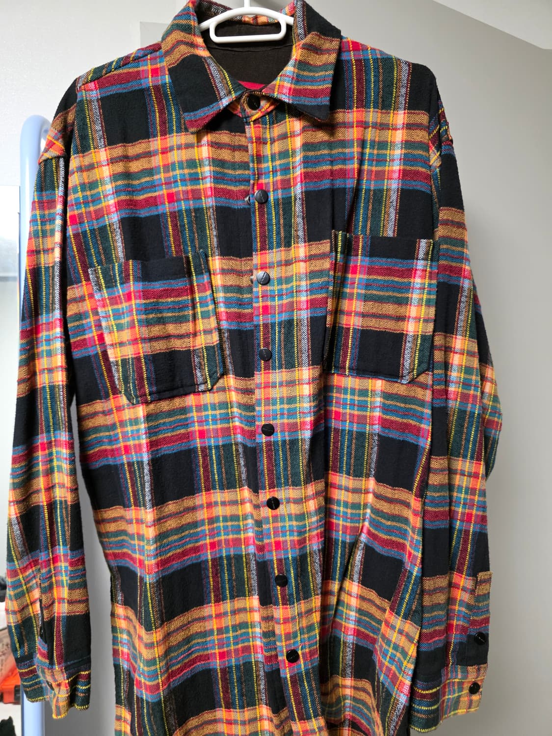 어텐션로우 플란넬 셔츠 상품이미지2