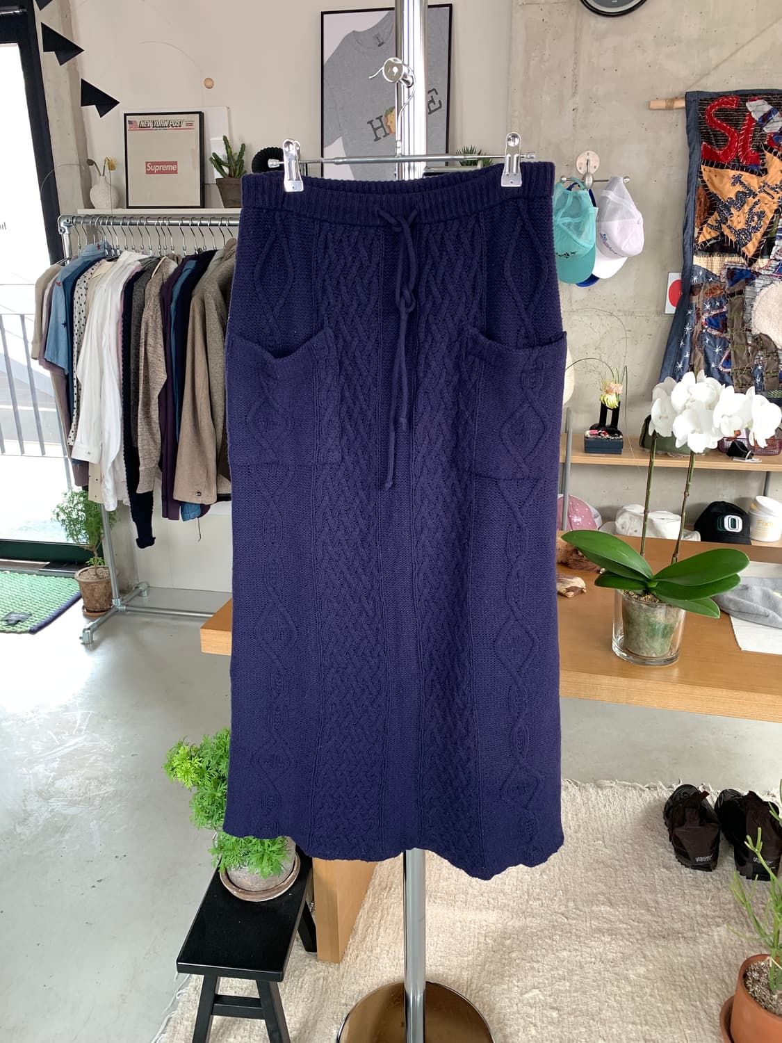 Kapital 캐피탈 니트 스커트 상품이미지1