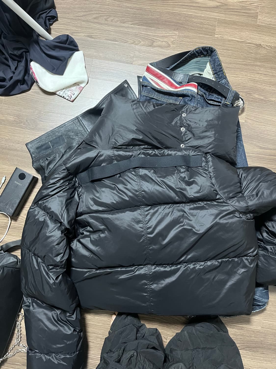 릭오웬스 퍼넬 넥 패딩 18fw 상품이미지2