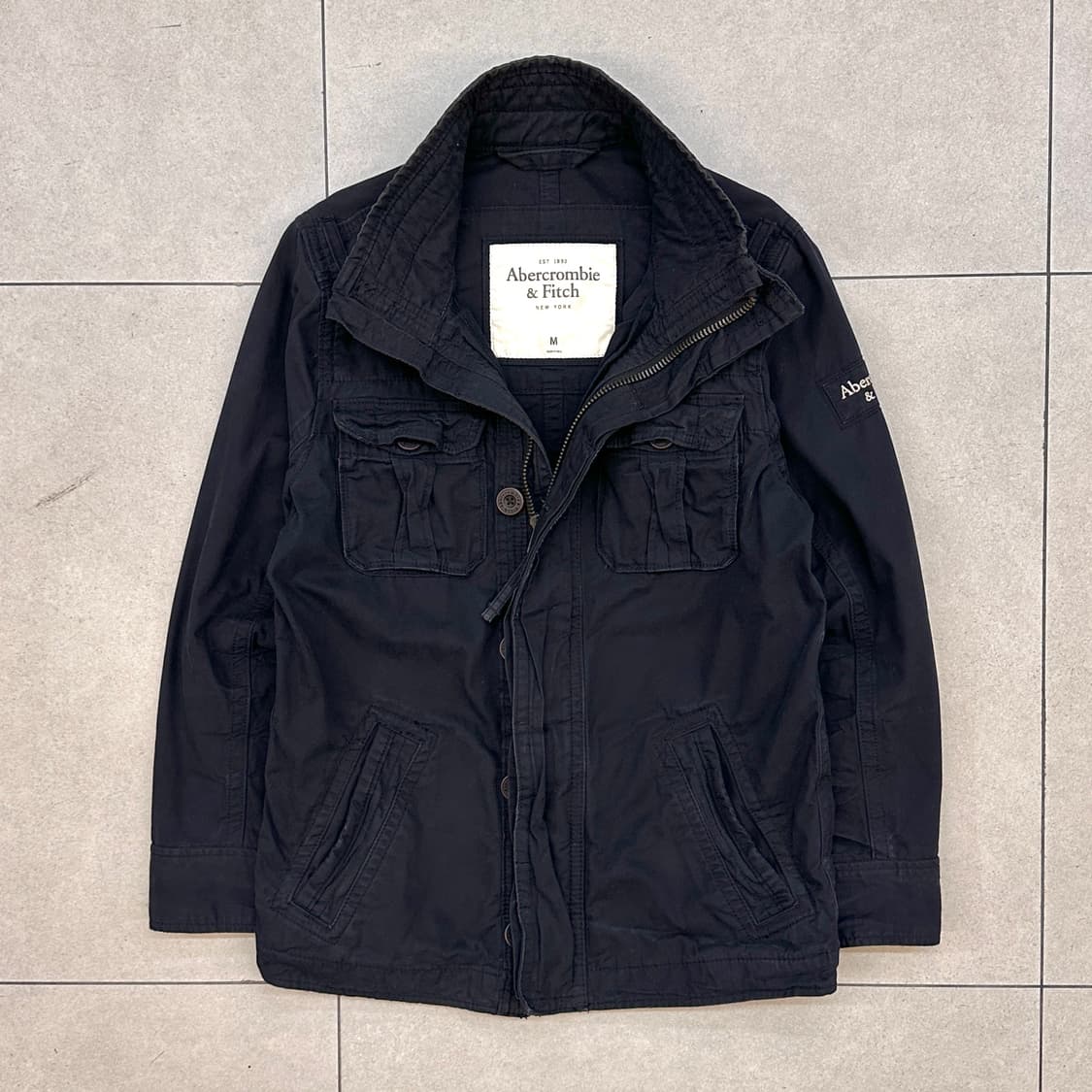아베크롬비 센티넬 M-65 필드자켓 네이비 상품이미지3