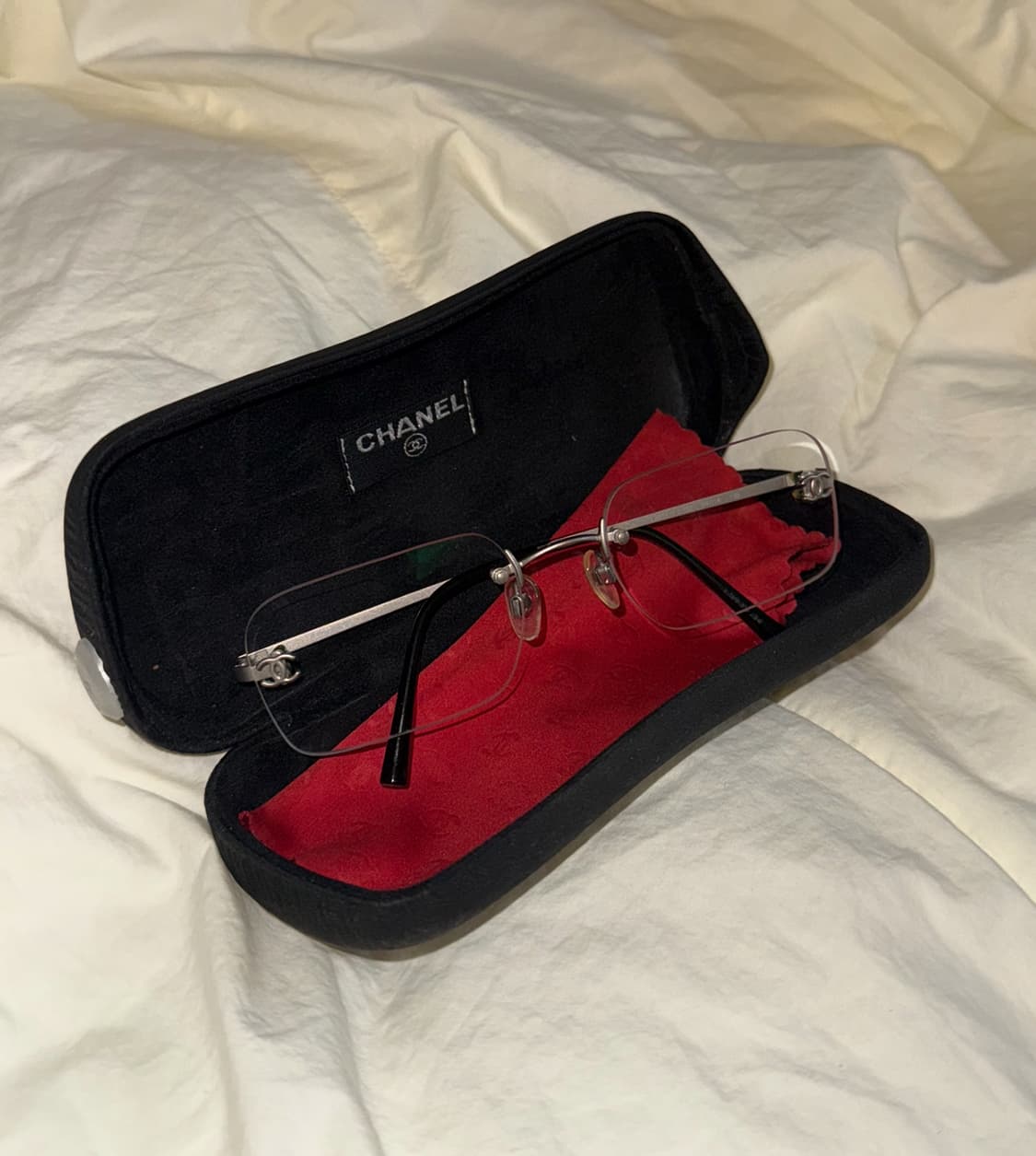 샤넬 빈티지 무테 안경 상품이미지2