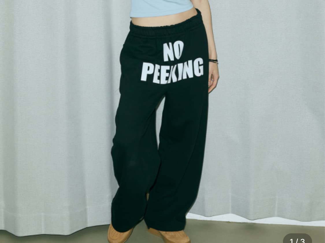 [구해요] 스컬프터 노피킹 플로킹 팬츠 SCULPTOR No Peeki 상품이미지1