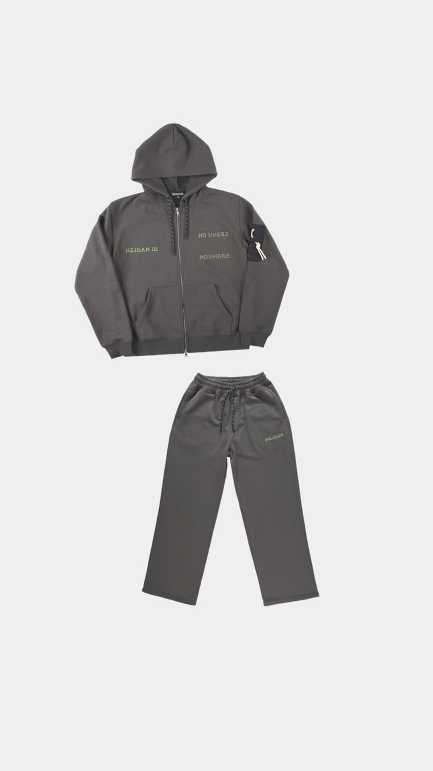 (세트판매) 하이산 후드집업 + 팬츠 상품이미지1