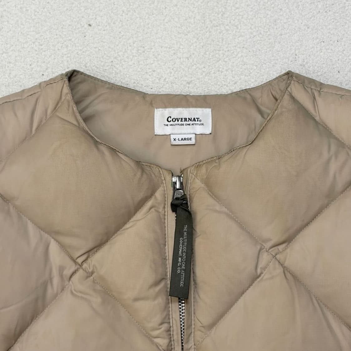 COVERNAT 덕다운 경량 패딩조끼 XL 상품이미지2