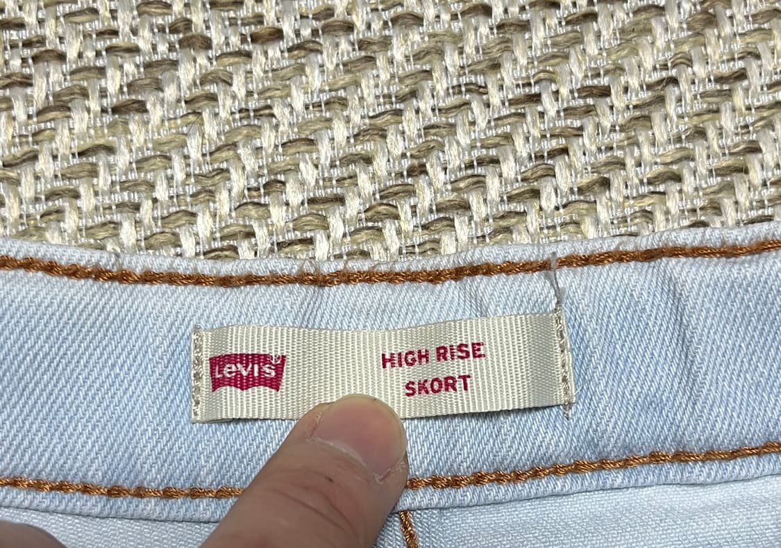 리바이스 데님 스커트 반바지 쇼츠 핫팬츠 S 상품이미지5