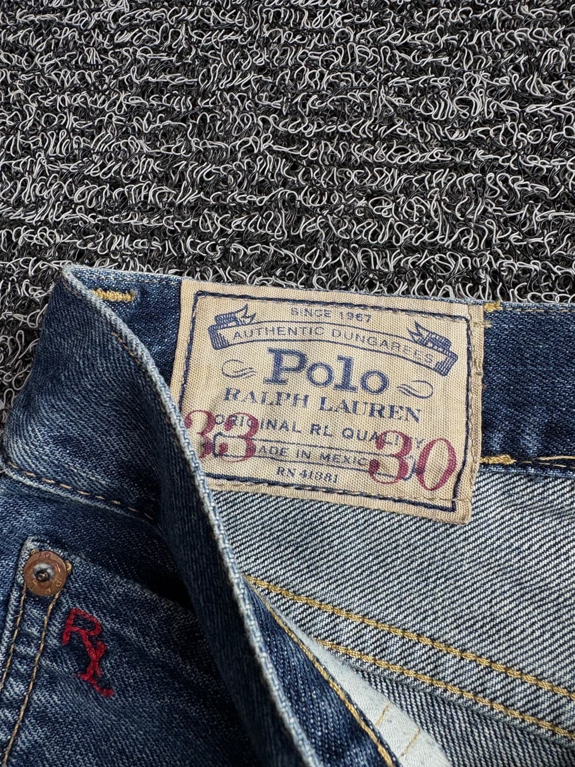 폴로 랄프로렌 중청 아카이브 워크 데님 팬츠 3190 상품이미지3