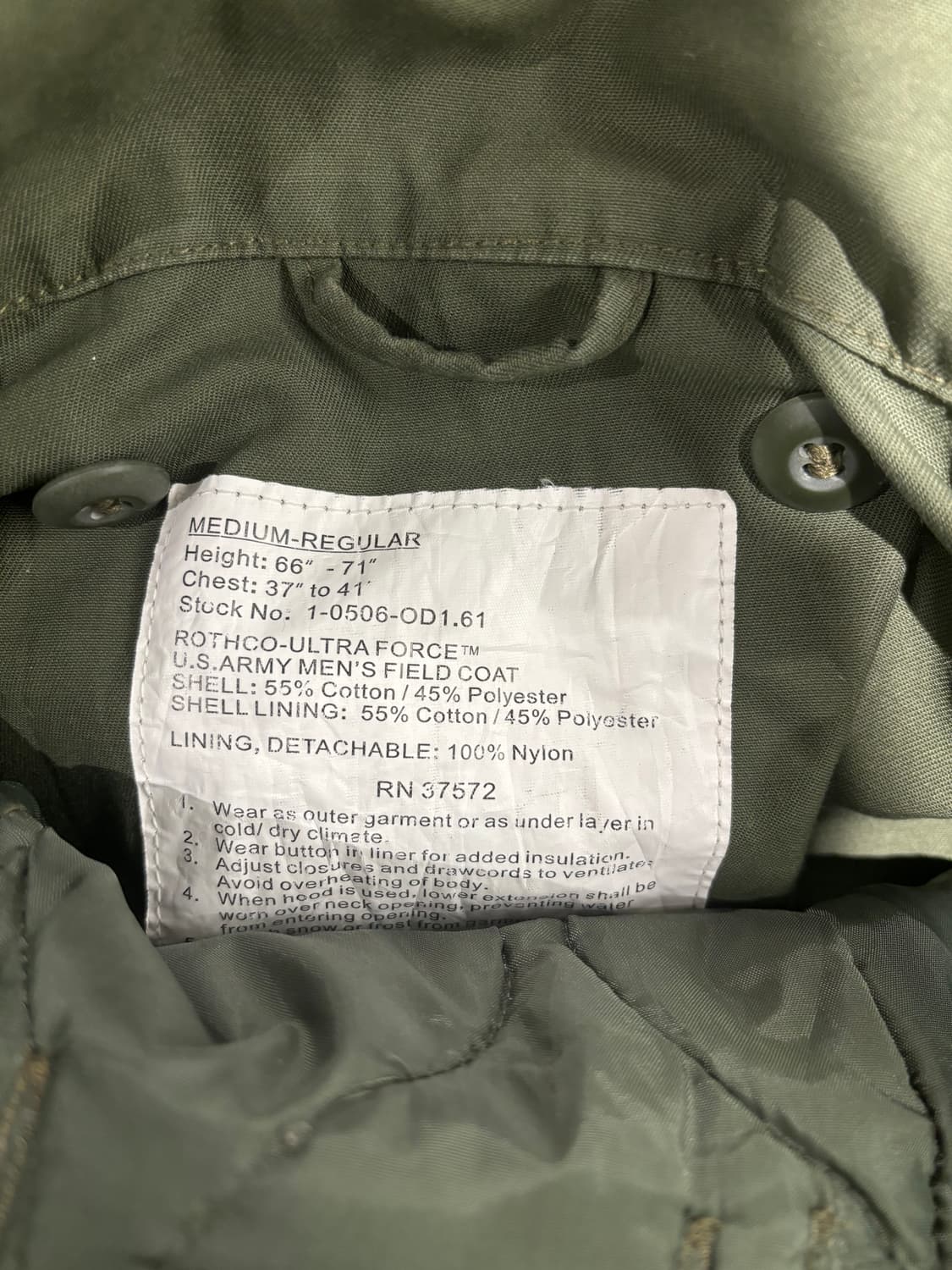 로스코 M 65 필드 자켓 상품이미지9