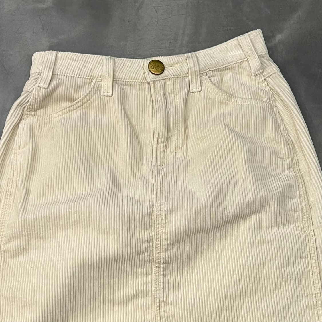  랭글러 코듀로이 미디 스커트 y14904 상품이미지3