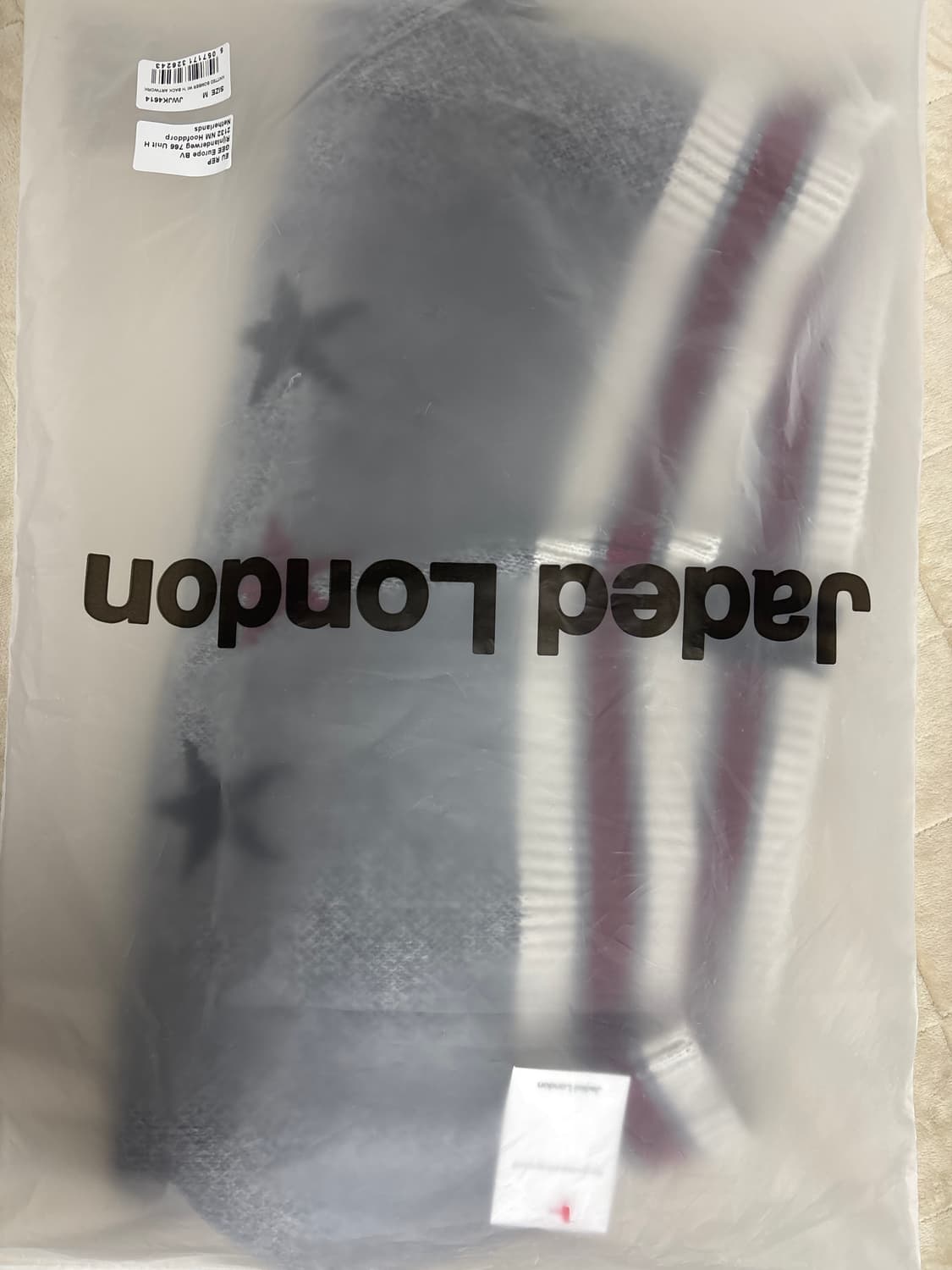 제이디드런던 팀85 니트 봄버자켓 가디건 새상품 판매합니다 상품이미지6