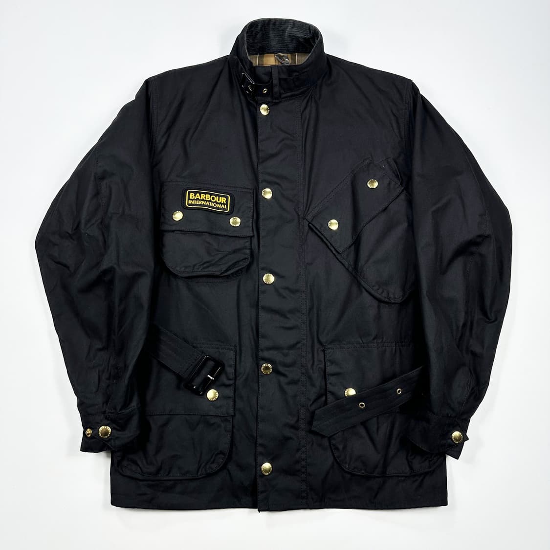 BarBour 바버 인터내셔널 벨티드 왁스자켓 36 상품이미지1