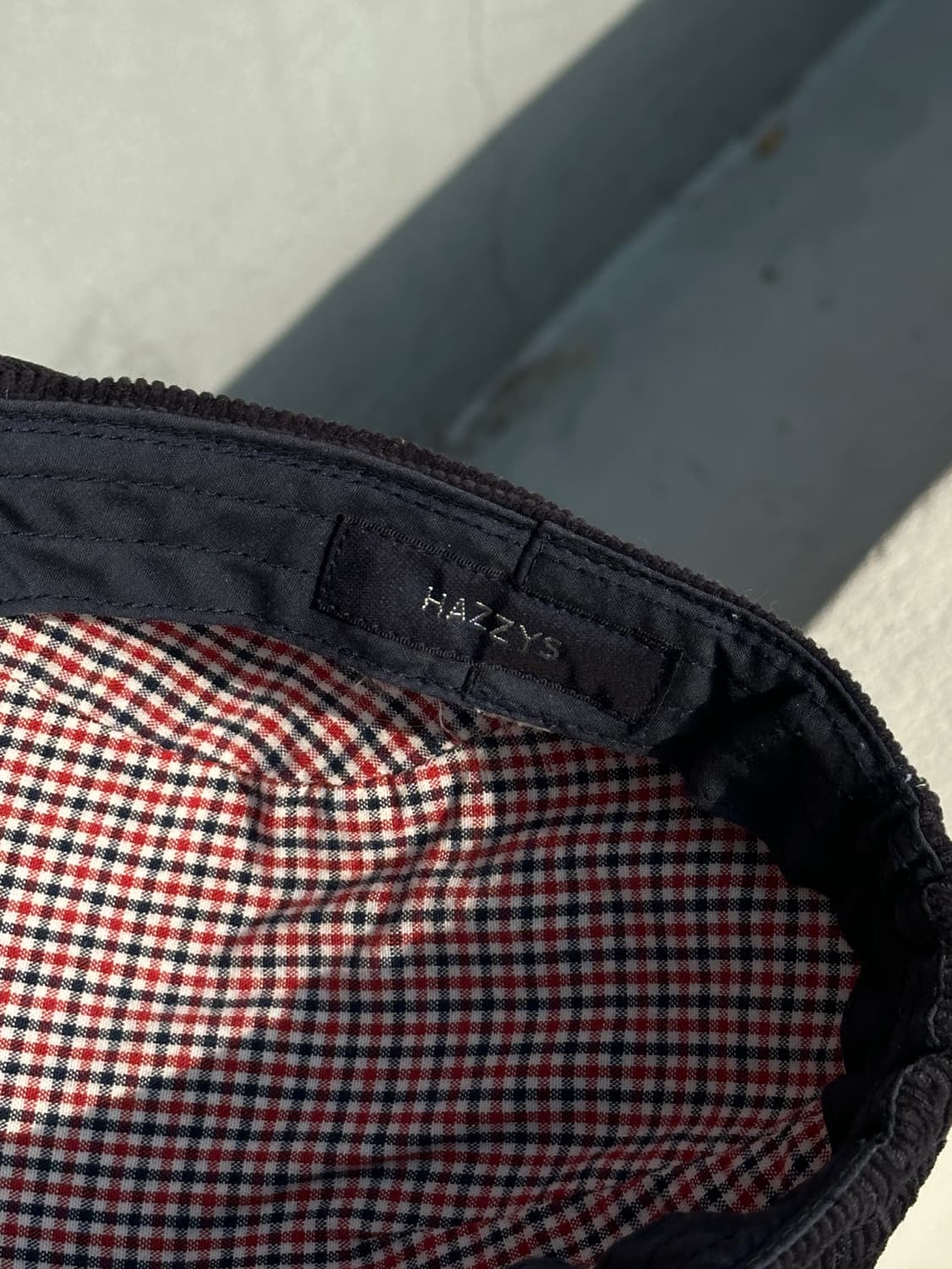 [M-L] 헤지스 네이비 코듀로이 헌팅캡 모자 상품이미지7