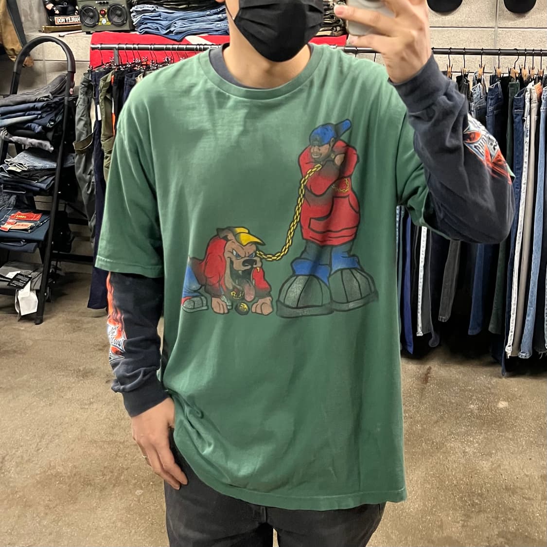 빈티지 힙합 그래픽 티셔츠 (110) 상품이미지7