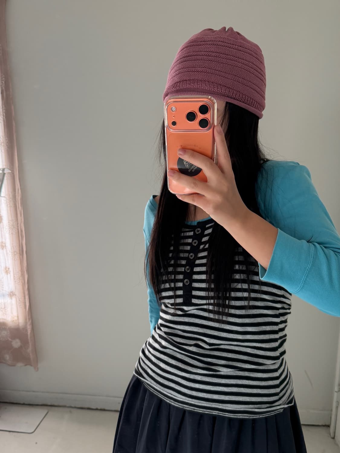 일본빈티지 모리걸 비니 상품이미지2