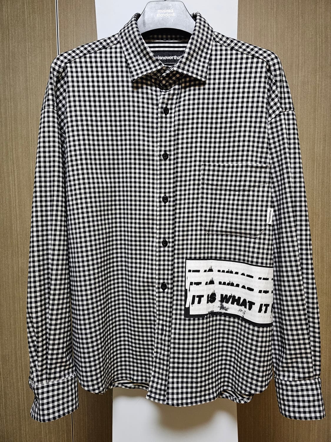 디스이즈네버댓 셔츠 레이온 M 상품이미지1