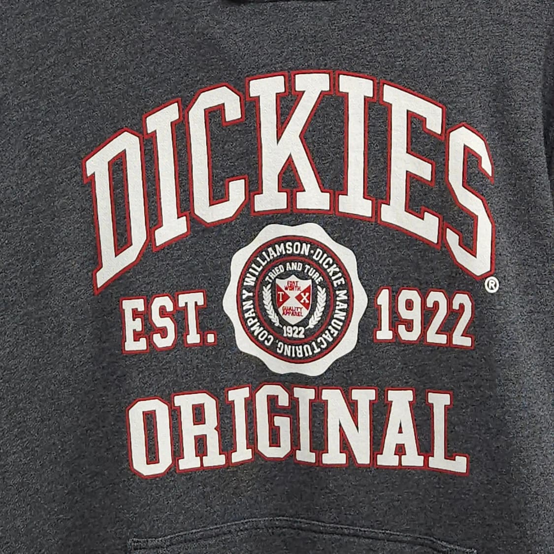 100)DICKIES 디키즈 2013s 오리지널 후드티 차콜그레이 상품이미지2