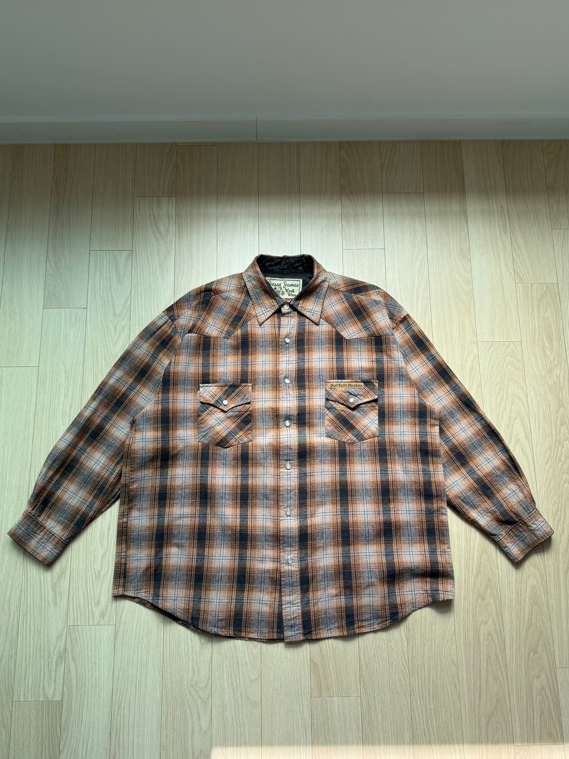 웨스트코스트차퍼 90s 플란넬 웨스턴 셔츠 상품이미지2