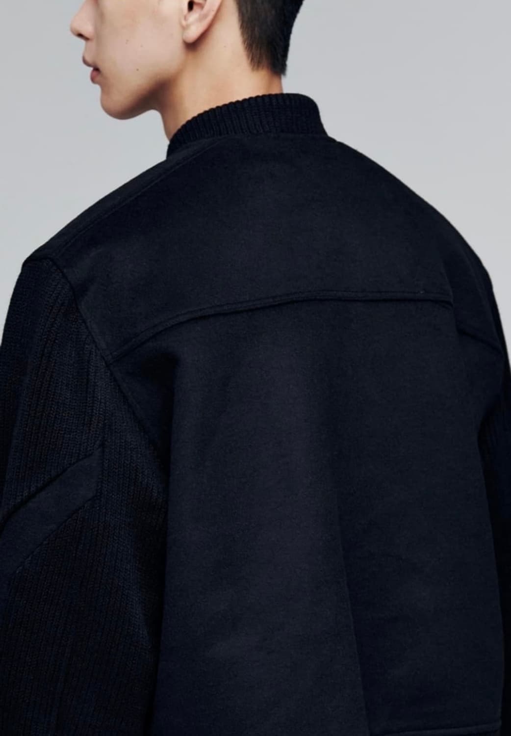 prt x anytime loreak 튤립 바시티 자켓 블랙 M 상품이미지3