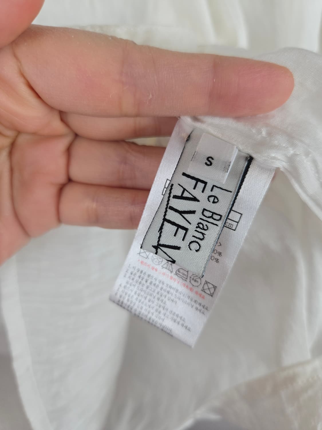 [무료배송]페이우 S 여성 실크 린넨 마 혼방 8부소매 블라우스 상품이미지7