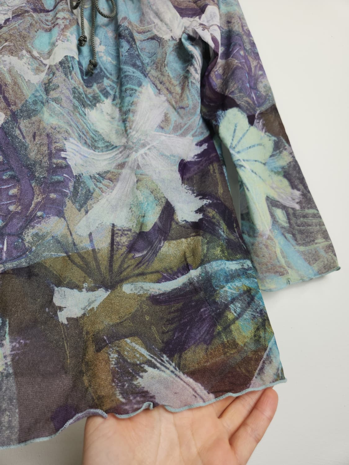 패턴 매쉬 탑 상품이미지6