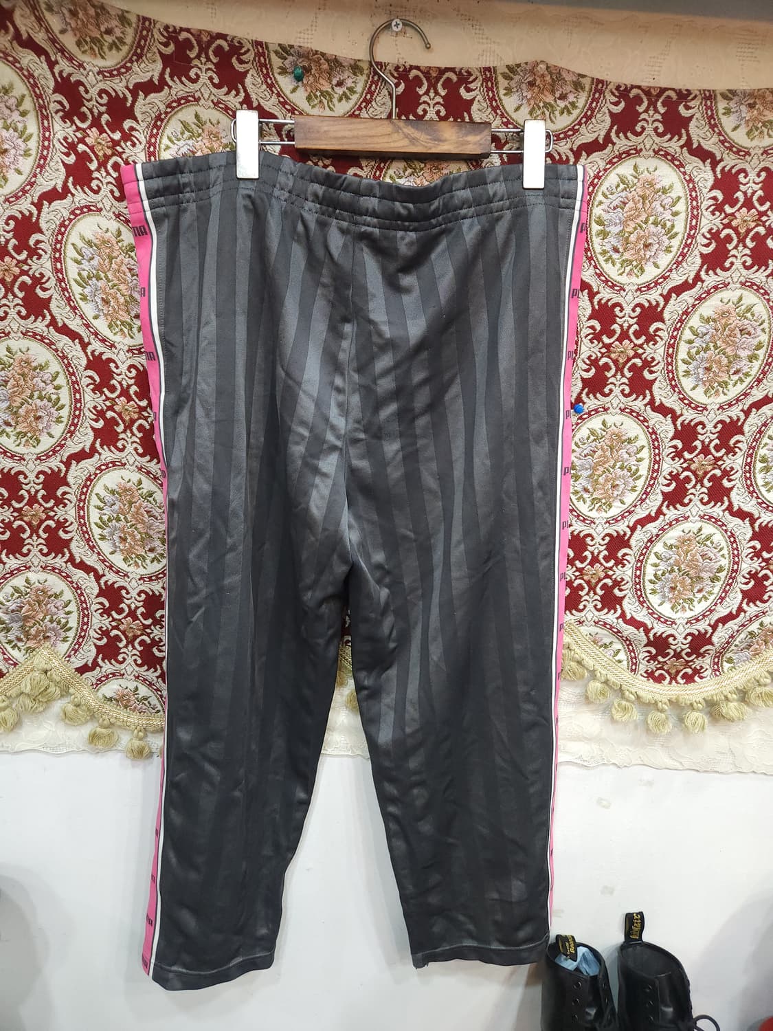 푸마 사이드라인 트레이닝 팬츠 일본판 그레이/핑크

 상품이미지4