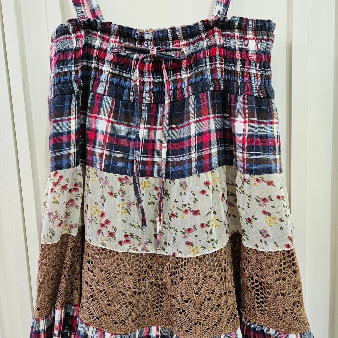 클레 드 솔(CLEF DE SOL) 패치워크 원피스 상품이미지3