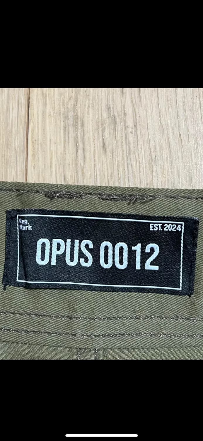 오퍼스0012 멜티드 코튼팬츠 카키 상품이미지4