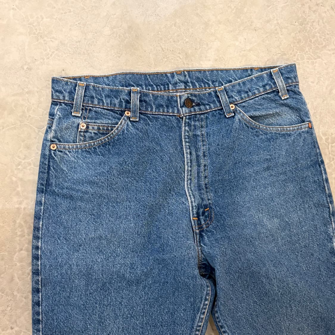 [36/32] 90s USA🇺🇸 리바이스 517 오렌지탭 중청 데님 상품이미지5