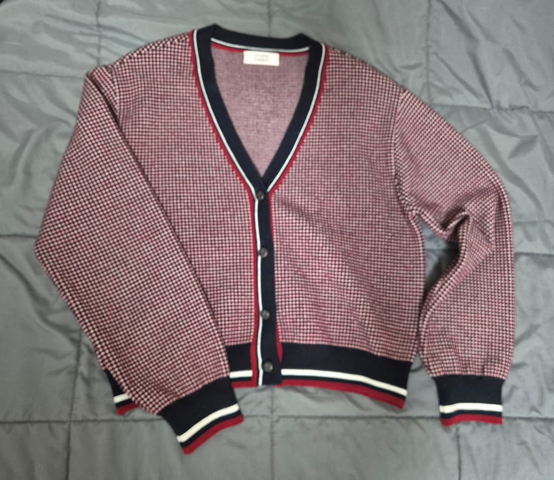 스튜디오 톰보이 TOMBOY 자가드 울 니트 가디건 상품이미지3