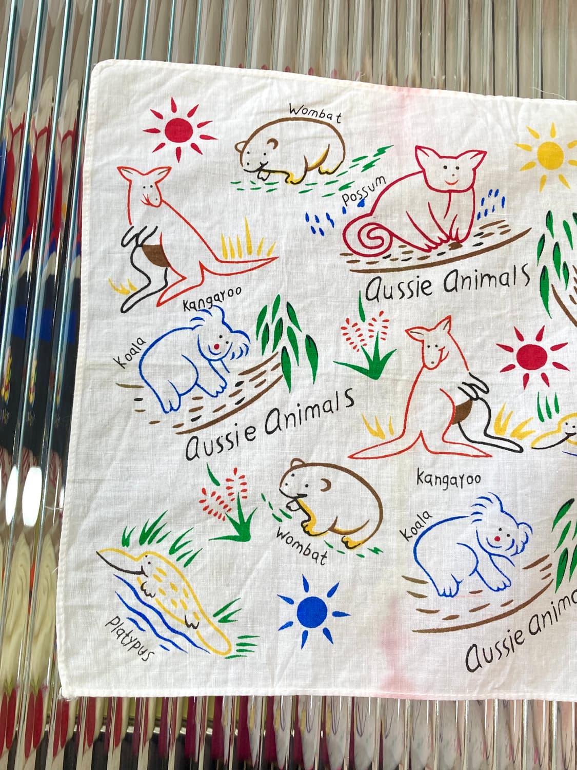 빈티지 애니멀 그래픽 손수건 상품이미지4