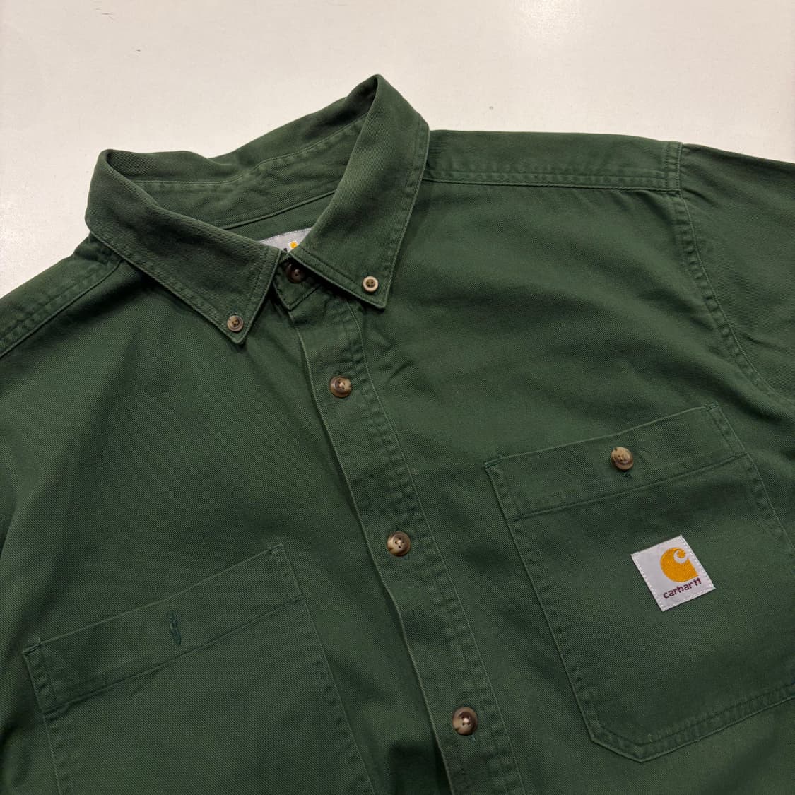 [L] 칼하트 포켓 셔츠 그린 긴팔 남방 D827 상품이미지3