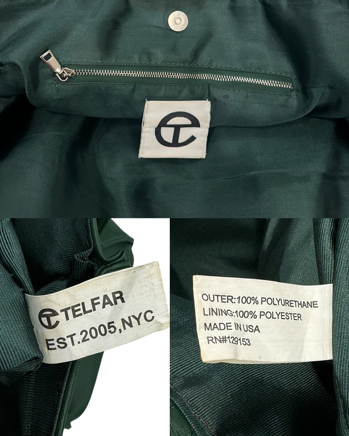 텔파 라지 쇼핑백 다크 올리브 상품이미지9